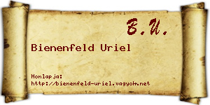 Bienenfeld Uriel névjegykártya